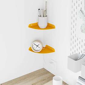 vidaXL Floating Shelf Wall Shelf (2-pack) 15x15x2cm
