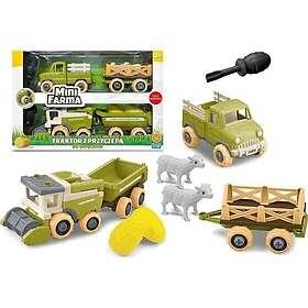 Konges Slöjd ARTYK Mini Traktori Kääntyvällä Perävaunulla