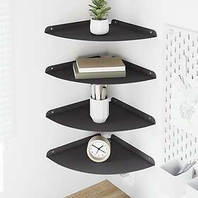 vidaXL Étagères d'angle flottantes 30x30x2cm (4 pcs)