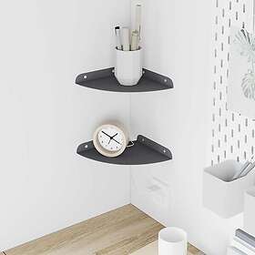 vidaXL Floating Shelf Wall Shelf 18x18x2cm (2-pack)