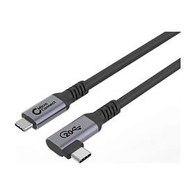 MicroConnect USB3.2CC4-A USB-C till USB-C USB 3.2 Gen 2x2 4m Vinklad
