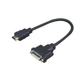 VivoLink PROHDMIADAPDVI DVI-D Hun til HDMI Han Adapter