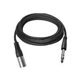 VivoLink XLR till Stereojack Ljudkabel 1m PROAUDXLRJACKS1