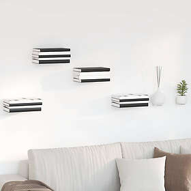vidaXL Floating Wall Shelf 6x10.8x6.6cm (24-pack)