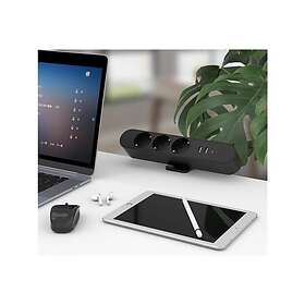 MicroConnect MC-MDPS-EU3-67W 6-Way with 3x USB Power Strip 1.8m MC-MDPS-EU3-67W