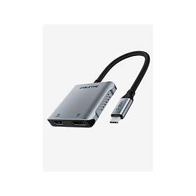 Cabletime CB71G USB-C Dock med DisplayPort og HDMI 580340423