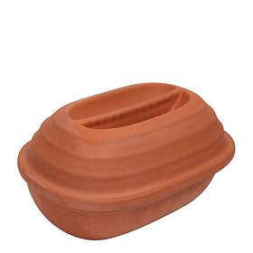 Dexam Terracotta Rectangular Roaster with Lid 30x21cm
