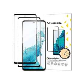 Wozinsky Full Glue Hærdet glas skærmbeskytter til Samsung Galaxy A37 (2-pack)