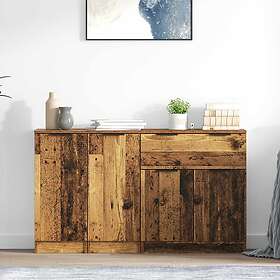 vidaXL 8000556 Sideboard with Drawer 30.5x27x84.5cm