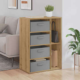 vidaXL Artisan Oak Sideboard with Drawer 60x33.5x84cm