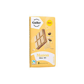 Galler Blanc Manon Barre de Chocolat Blanc au Café et aux Noix Grillées 180g