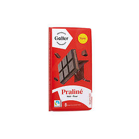 Galler Noir Praline Chocolat Noir Barre 180g