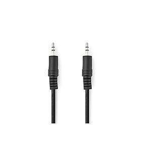 Nedis 3.5mm till 3.5mm Stereoljudkabel 1m CAGL22000BK10