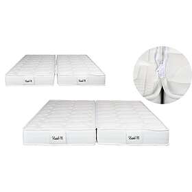 CONCEPT1 Hostel M Mousse HR Matelas 180x200cm 2-Pack HOSTEL-M-1820D-ZIP