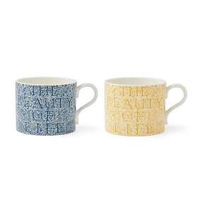 Morris & Co. The Beauty of Life Mug 34cl 2-pack