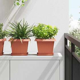 vidaXL Plant Pots 6 pcs 23x23x17.5cm