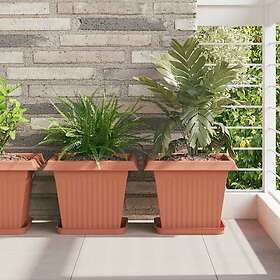 vidaXL Plant Pots 24 pcs 33x33x26cm