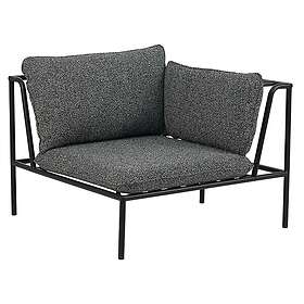 Brafab Collier module de canapé d'angle noir-teddy