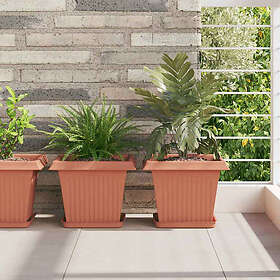 vidaXL Plant Pots 28.5x28.5x22cm
