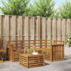 vidaXL Sectional Sofa Units avec Coussin Brun