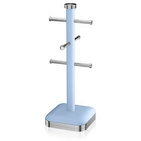 Swan Porte-Tasses 6 Tasses capacité Comptoir Acier Inoxydable Bleu