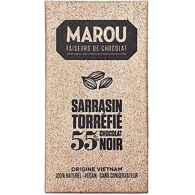 Marou Mörk Choklad Rostat Bovete 55% 80g