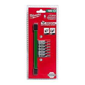 Milwaukee 4932480563 Torx Bit Socket Set 1/4" 6pcs
