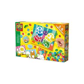 SES Creative Legetøjs håndværkskit Sortering af farver og materialer