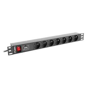 Lanberg 7-Way Switched Power Strip 2m Z076262