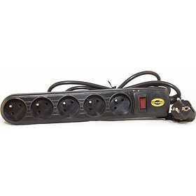 ORVALDI Orv-5 5-Way Surge Protected Power Strip 1.5m AP5-1,5M