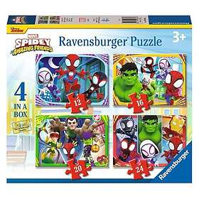 Ravensburger Spidey & His Amazing Friends 4 in a Box 72 Pieces