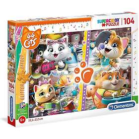 Clementoni 44 Cats 104 Pieces