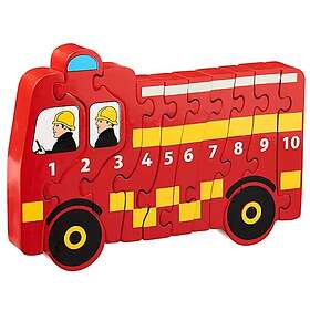 Lanka Kade Tre Brannbil Nummer 1-10 Puslespill