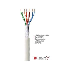 Techly Cat5e F/UTP LSZH 305m Câble Réseau ITP-C5F-305-RIS