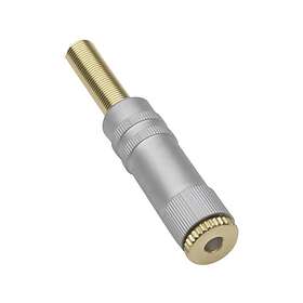 TRU COMPONENTS TC-2502109 Coupleur Jack 3,5 mm Droit 3 Stéréo Or