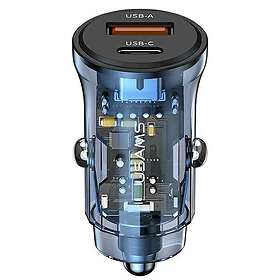 Usams C32 USA855 1xUSB+1xUSB-C 30W Billader