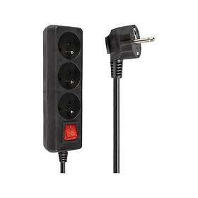 Libox Lb0081b-3 3-Way Power Strip 3m LB0081B-3