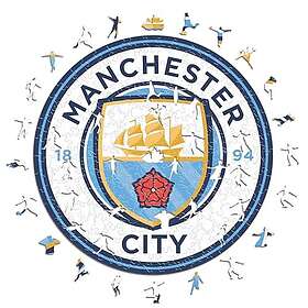 Iconic Puzzles Manchester City FC Shape 270 Pièces