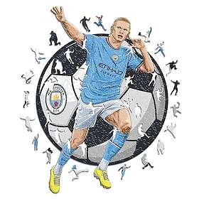 Iconic Puzzles Man City FC Erling Haaland Shape 150 Pieces