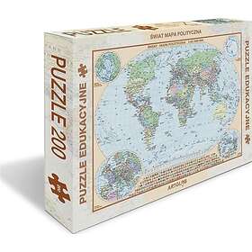 Artglob Political World For Children Map 200 Pieces