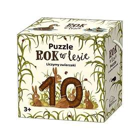 Nasza Puzzle Year in the Forest We Count Animals Pieces