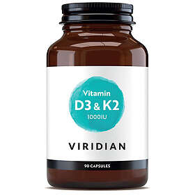 Viridian Vitamin D3 & K2 90 Capsules