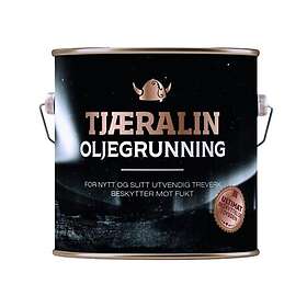 Tjæralin Oljegrunning Grundfärg Vit