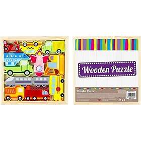 MEGA Vehicles Wooden Puzzle 12 Pieces