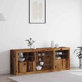 vidaXL 3333116 Sideboard Old Wood 181.5x37x67cm