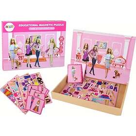 LEANToys Magnetisk Puslespill Sett Med Dukke Motiver