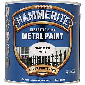 Hammerite Smooth Finish Metal Paint White 2.5L