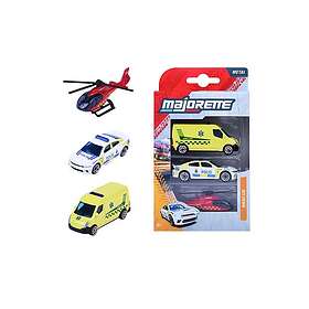 Majorette Rescue 3-osainen setti