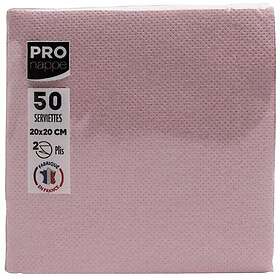 Pronappe Servett 20x20cm 50-pack Rosa