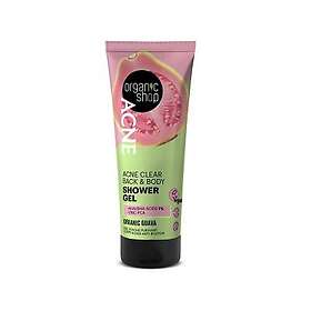 Organic Shop Acne Clear Rygg & Kropp Dusjgel 200ml